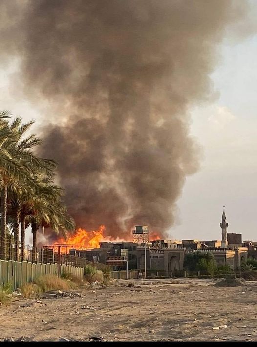 حريق يلتهم ديكورات “الحب كله” وأجزاء من الحي الشعبى بمدينة الإنتاج الإعلامى