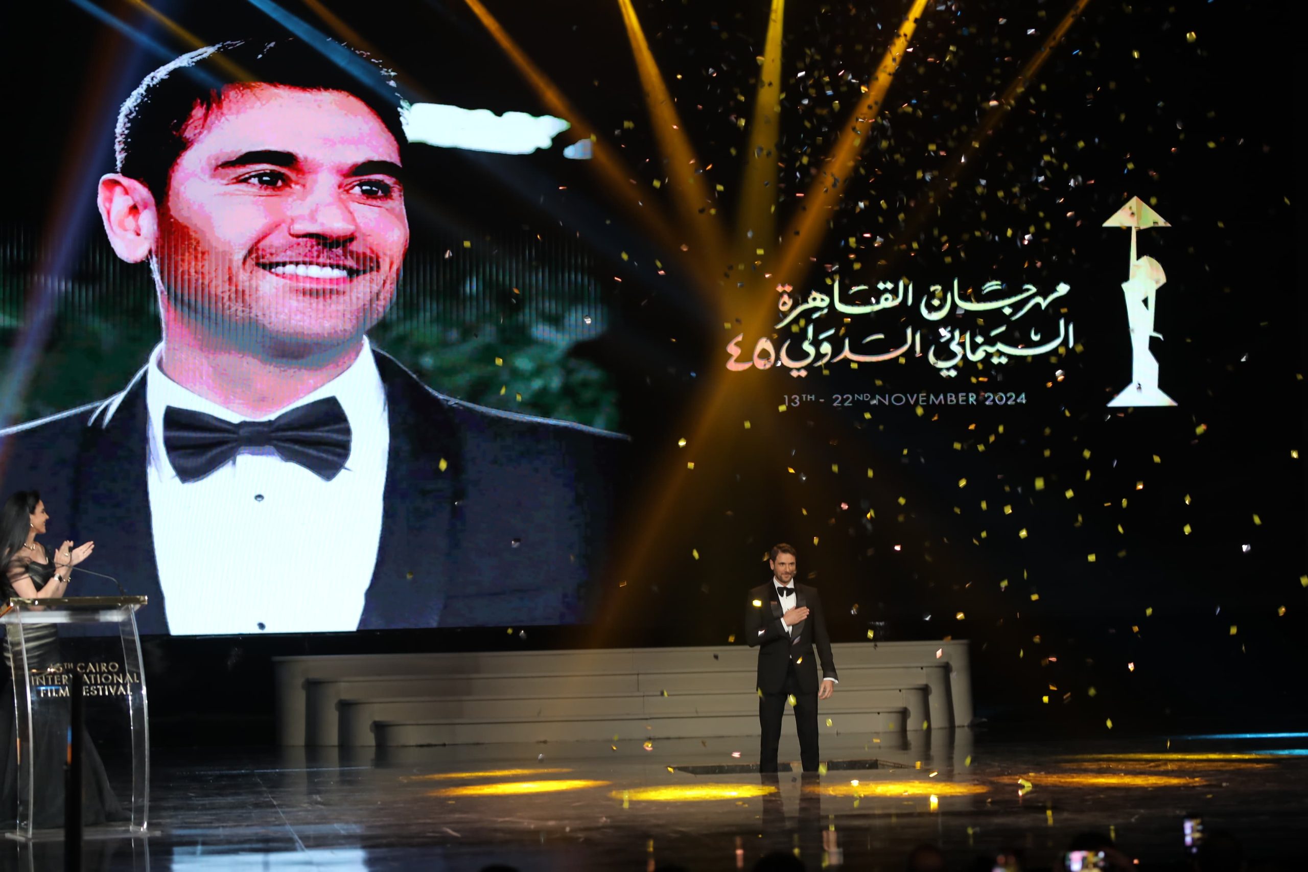 حوار مع أحمد عز الحائز على جائزة فاتن حمامة بمهرجان القاهرة السينمائي