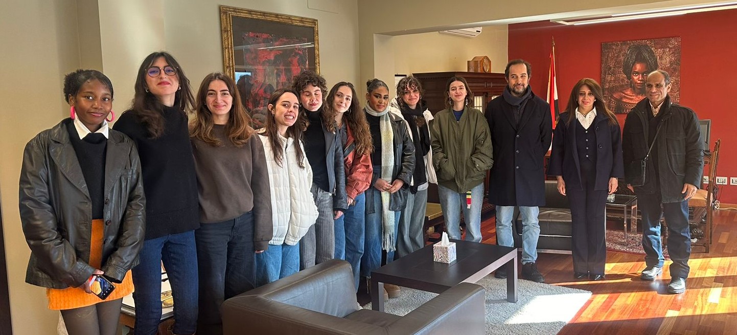 أكاديمية الفنون المصرية بروما تستضيف طلاب جامعة روفا الإيطالية للفنون الجميلة