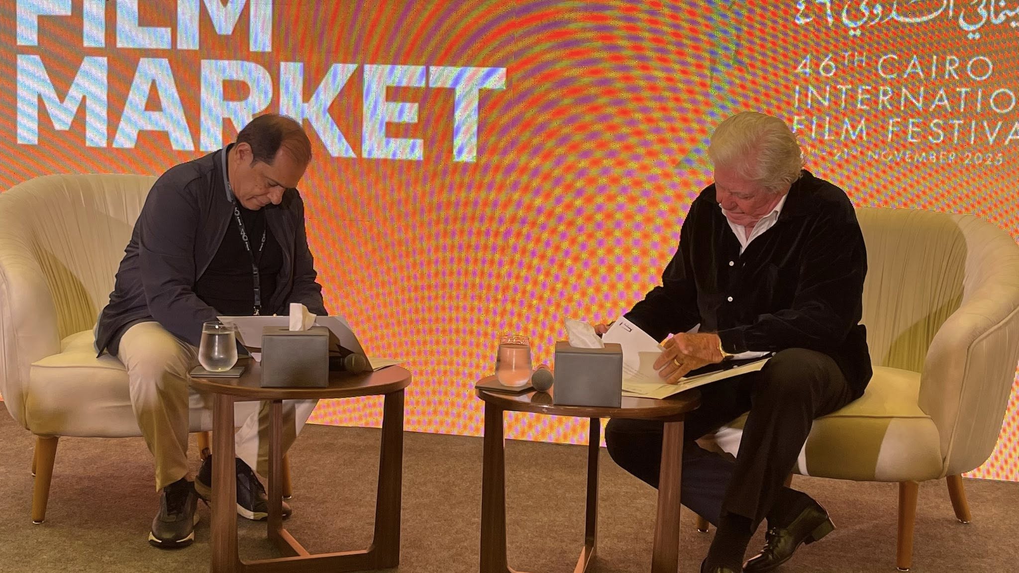 توقيع مذكرة تعاون بين مهرجان القاهرة السينمائي ومهرجان بغداد السينمائي